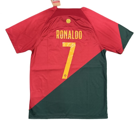 Cristiano Ronaldo Jersey Portugal 2022 World Cup Soccer M-L - Picture 2 of 5